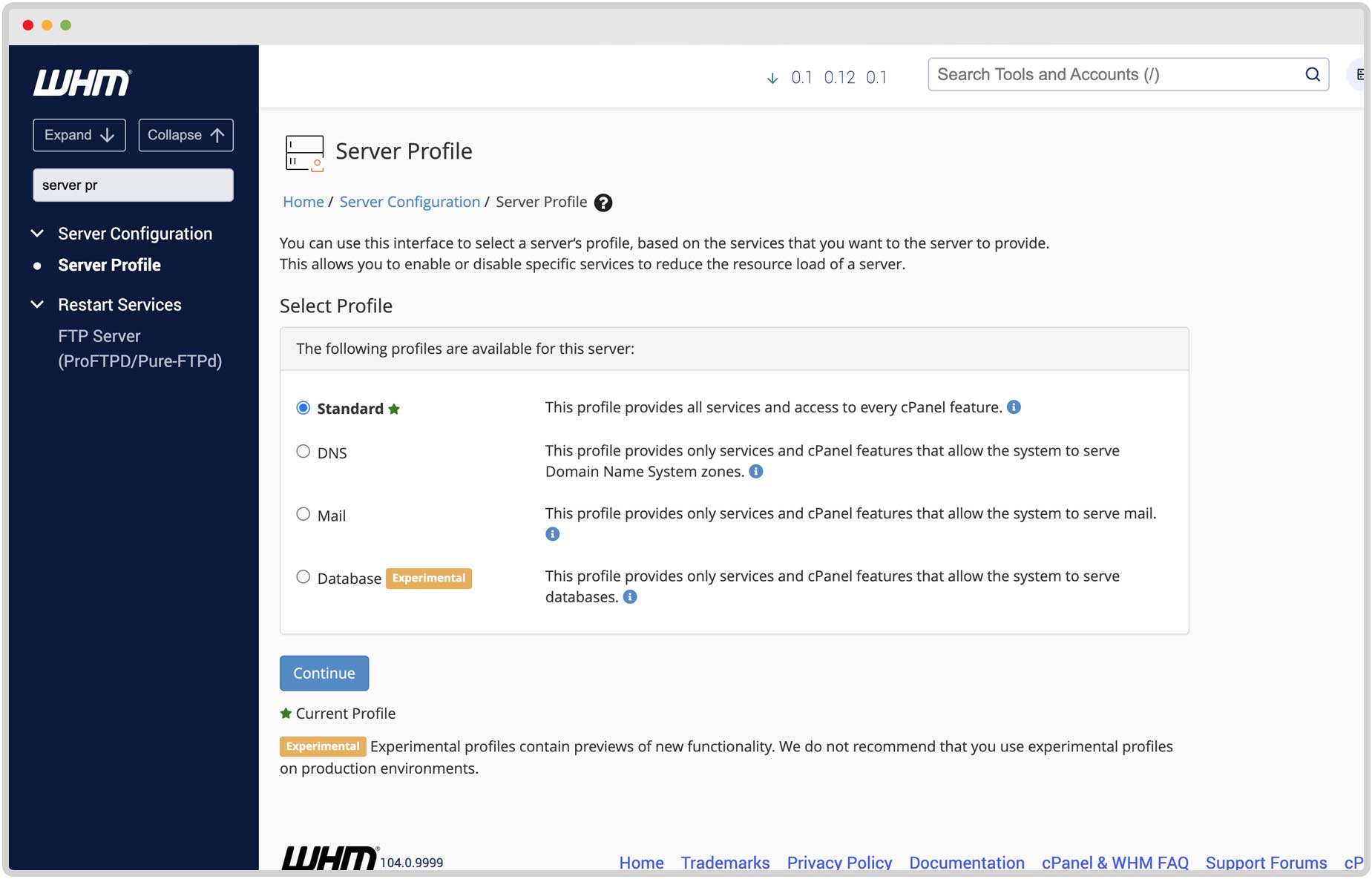 WHM新增封裝畫面
